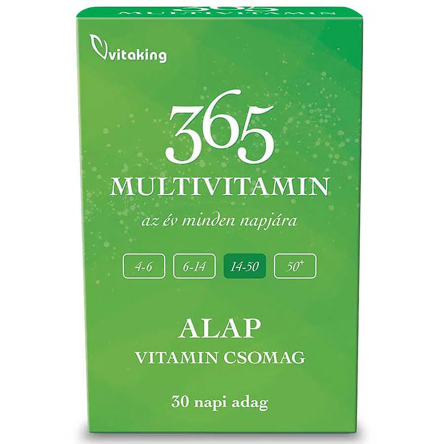 VitaKing 365 Multivitamin Alap vitamin csomag - 30db VitaKing 365 Multivitamin Alap vitamin csomag - 30db