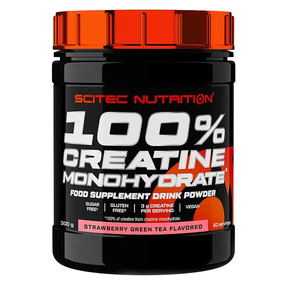Scitec Nutrition 100% Creatine monohydrate eper-zöldtea - 300g Scitec Nutrition 100% Creatine monohydrate eper-zöldtea - 300g