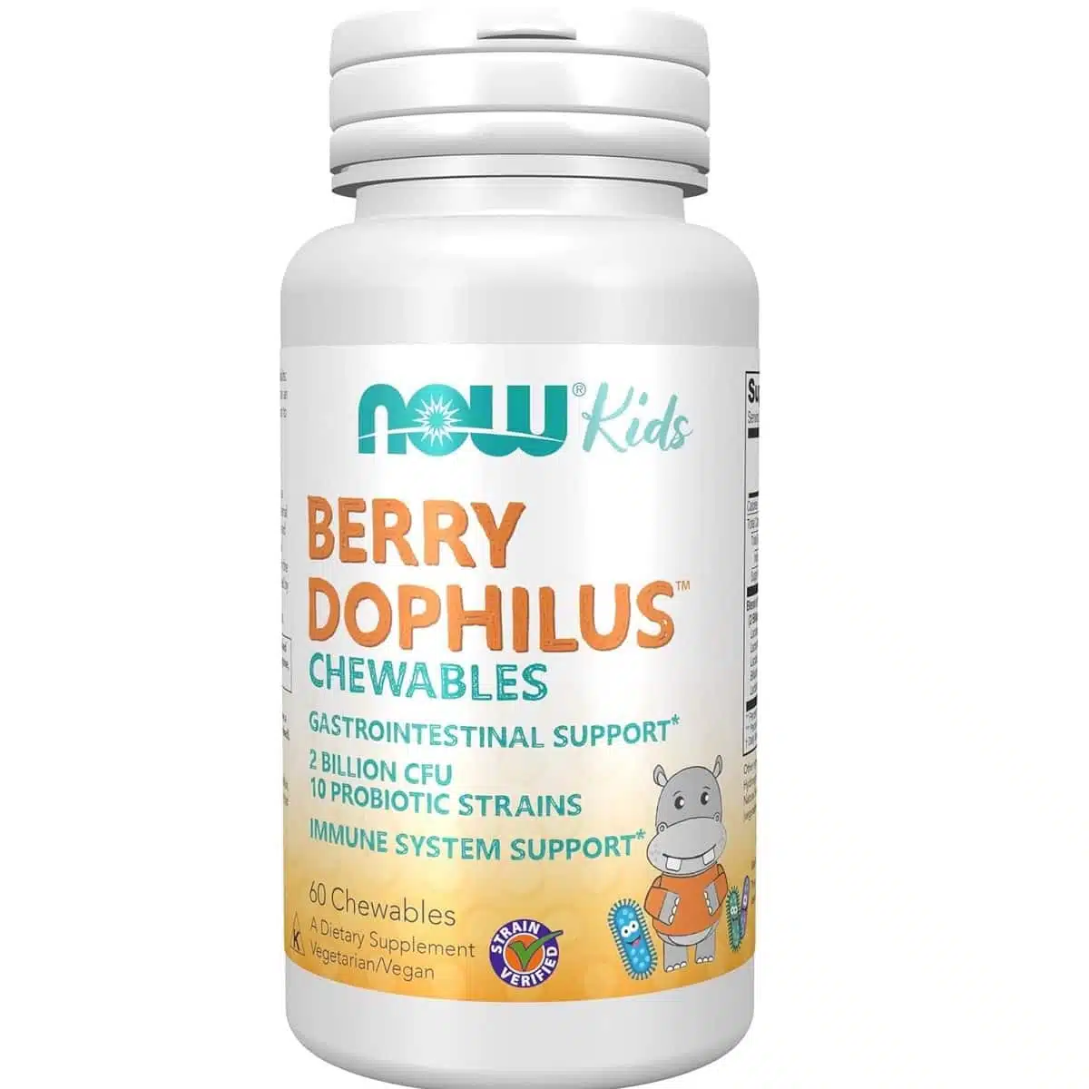 Now Berry Dophilus gyerek probiotikum erdei gyümölcs ízű rágótabletta - 60db Now Berry Dophilus gyerek probiotikum erdei gyümölcs ízű rágótabletta - 60db