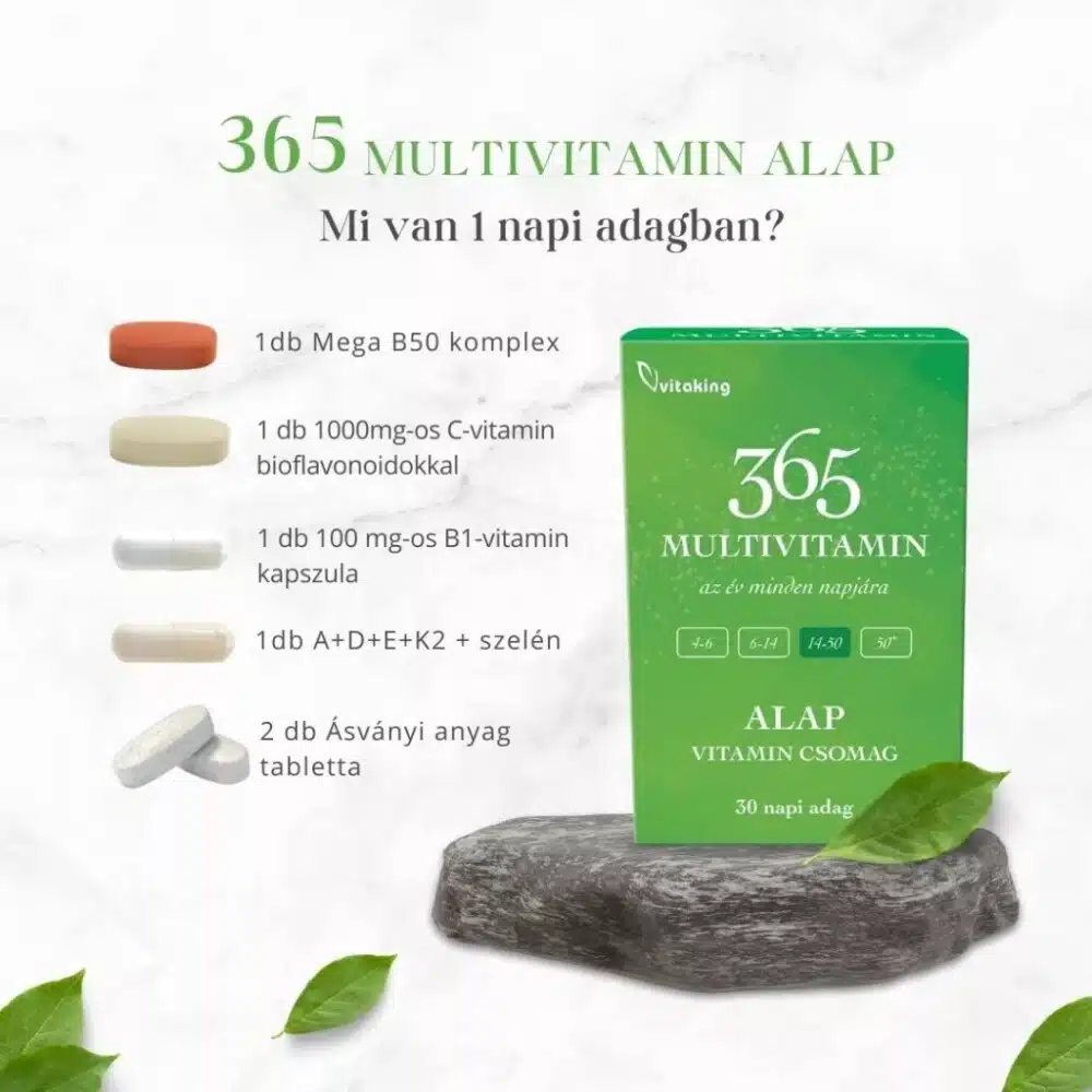 VitaKing 365 Multivitamin Alap vitamin csomag - 30db - Image 2 VitaKing 365 Multivitamin Alap vitamin csomag - 30db - Image 2