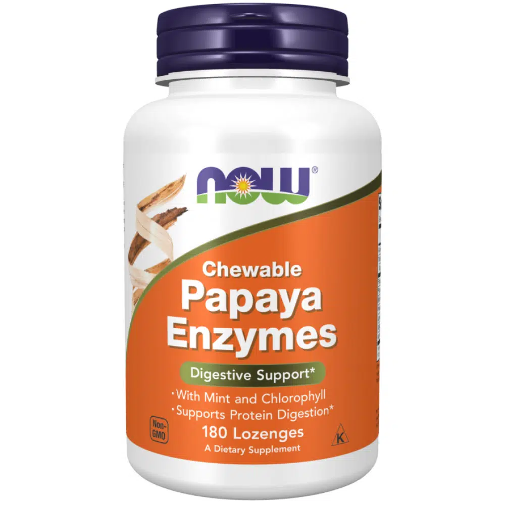 Now Papaya Enzymes rágótabletta - 180db Now Papaya Enzymes rágótabletta - 180db