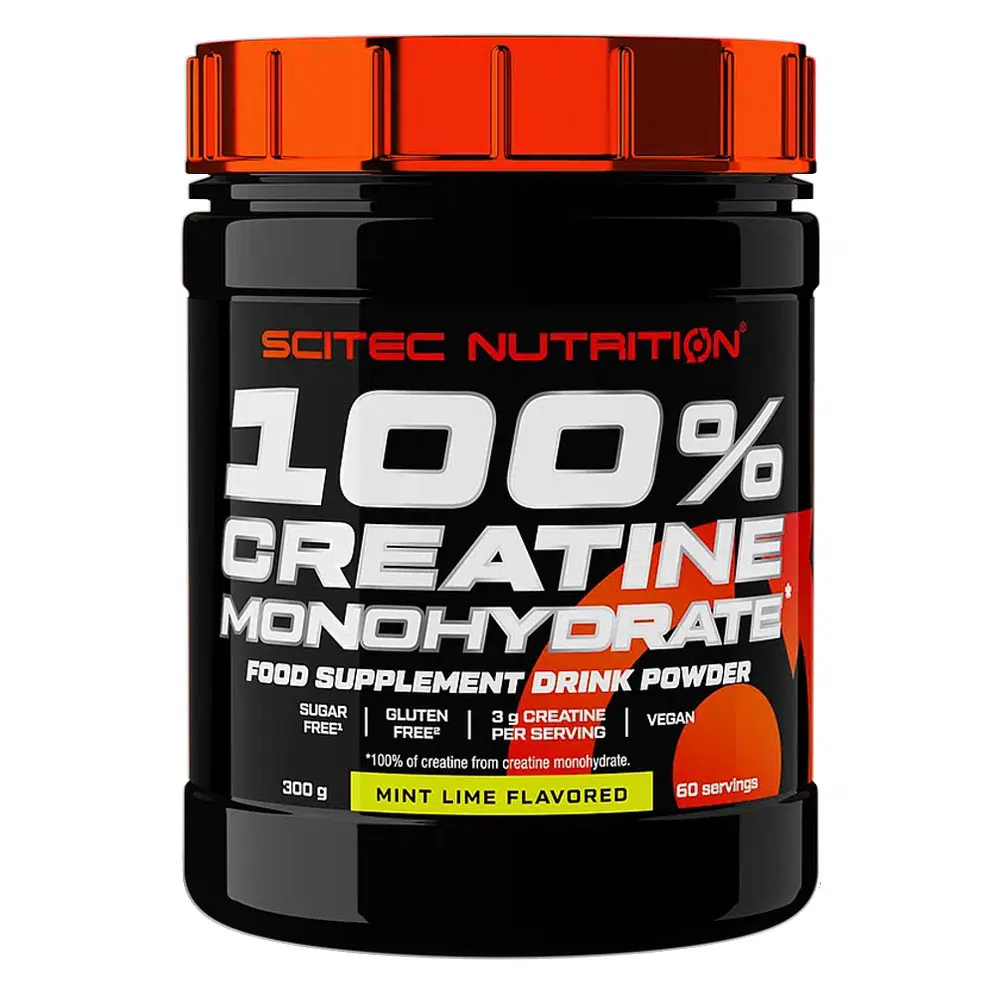 Scitec Nutrition 100% Creatine monohydrate menta-lime - 300g Scitec Nutrition 100% Creatine monohydrate menta-lime - 300g