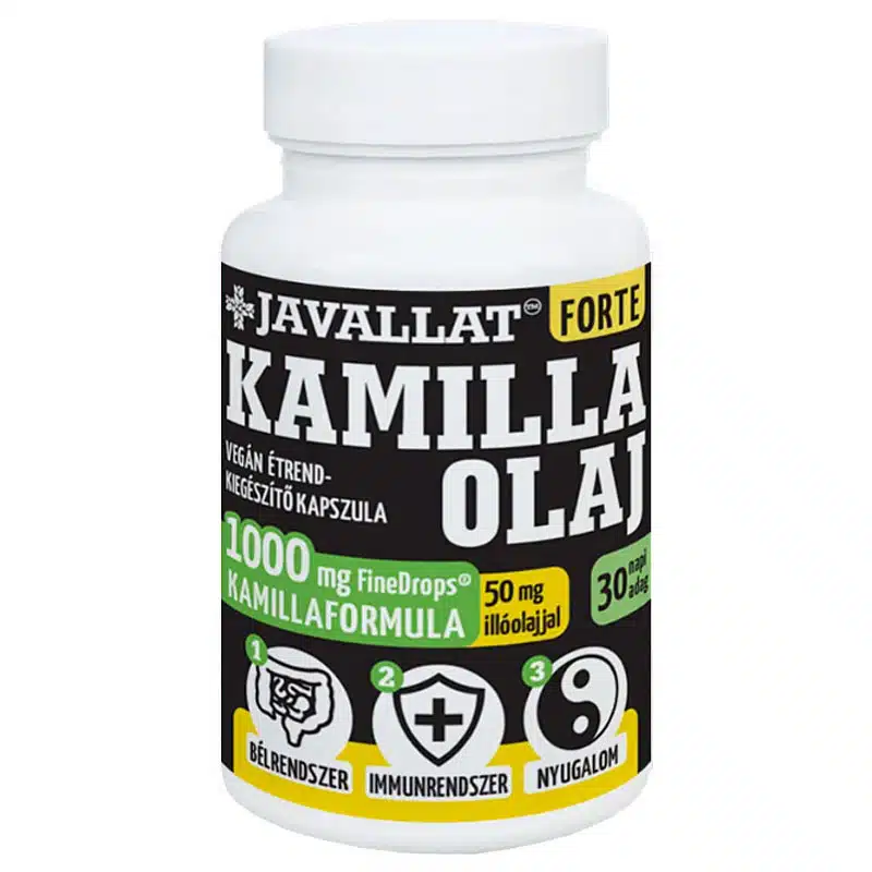 Javallat Forte Kamilla olaj kapszula - 60db Javallat Forte Kamilla olaj kapszula - 60db