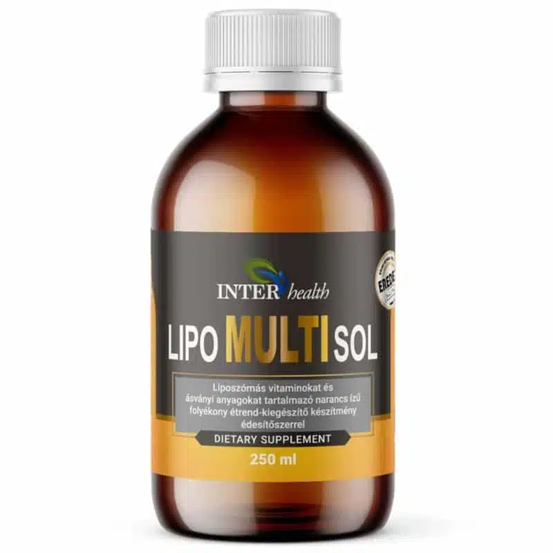 Interhealth Lipo MULTI sol Liposzómás Multivitamin - 250ml Interhealth Lipo MULTI sol Liposzómás Multivitamin - 250ml