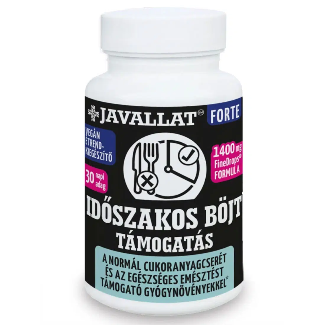 Javallat Időszakos Böjt támogatás kapszula - 60db Javallat Időszakos Böjt támogatás kapszula - 60db
