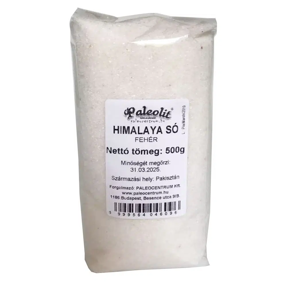 Paleolit Himalaya só fehér - 500g Paleolit Himalaya só fehér - 500g
