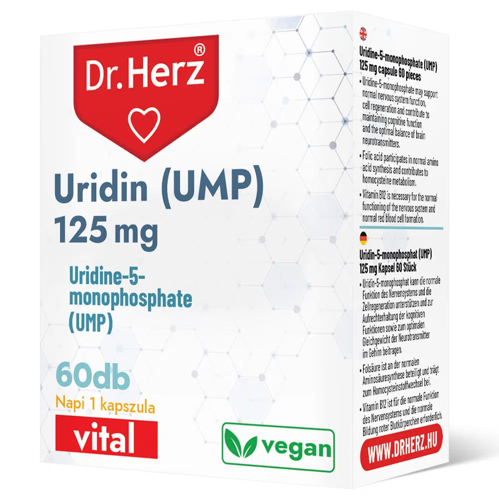 Dr. Herz URIDIN (UMP) kapszula - 60db Dr. Herz URIDIN (UMP) kapszula - 60db