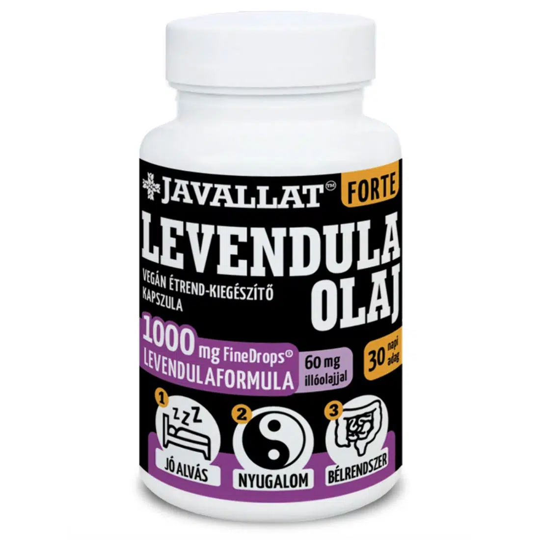 Javallat Forte Levendula olaj kapszula - 60db Javallat Forte Levendula olaj kapszula - 60db