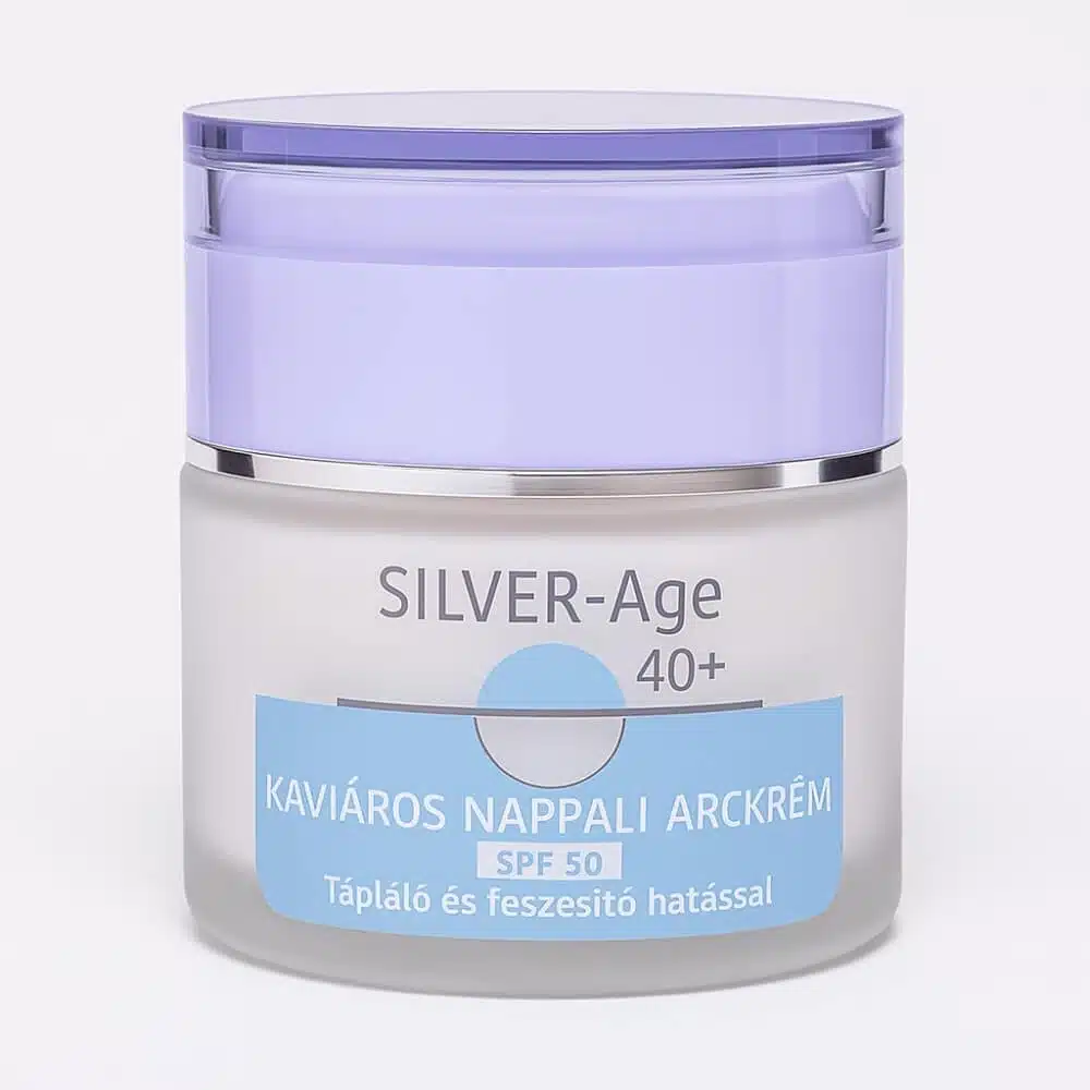 SILVER-Age 40+ Kaviáros Tápláló Nappali arckrém SPF50 - 50ml SILVER-Age 40+ Kaviáros Tápláló Nappali arckrém SPF50 - 50ml