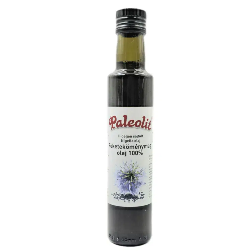 Paleolit Feketeköménymag olaj -100% hidegen sajtolt Nigella Sativa olaj - 250ml Paleolit Feketeköménymag olaj -100% hidegen sajtolt Nigella Sativa olaj - 250ml
