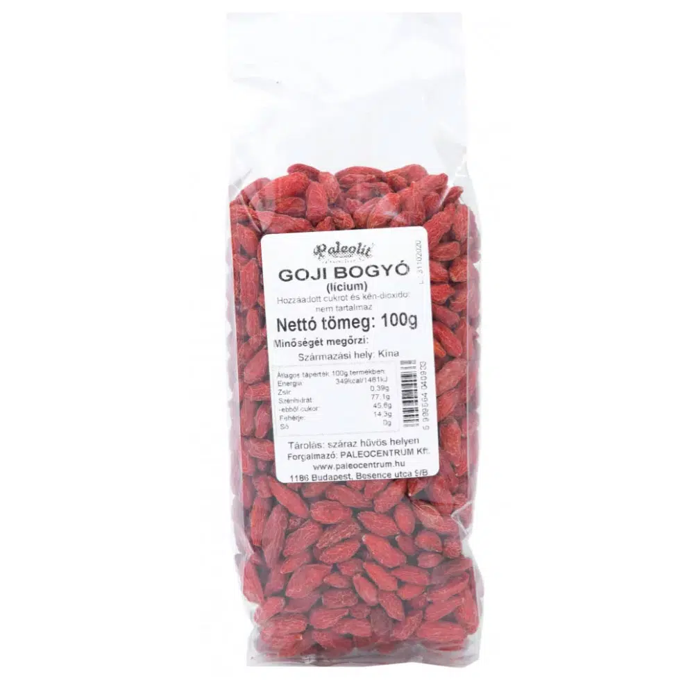 Paleolit Goji bogyó - 100g Paleolit Goji bogyó - 100g