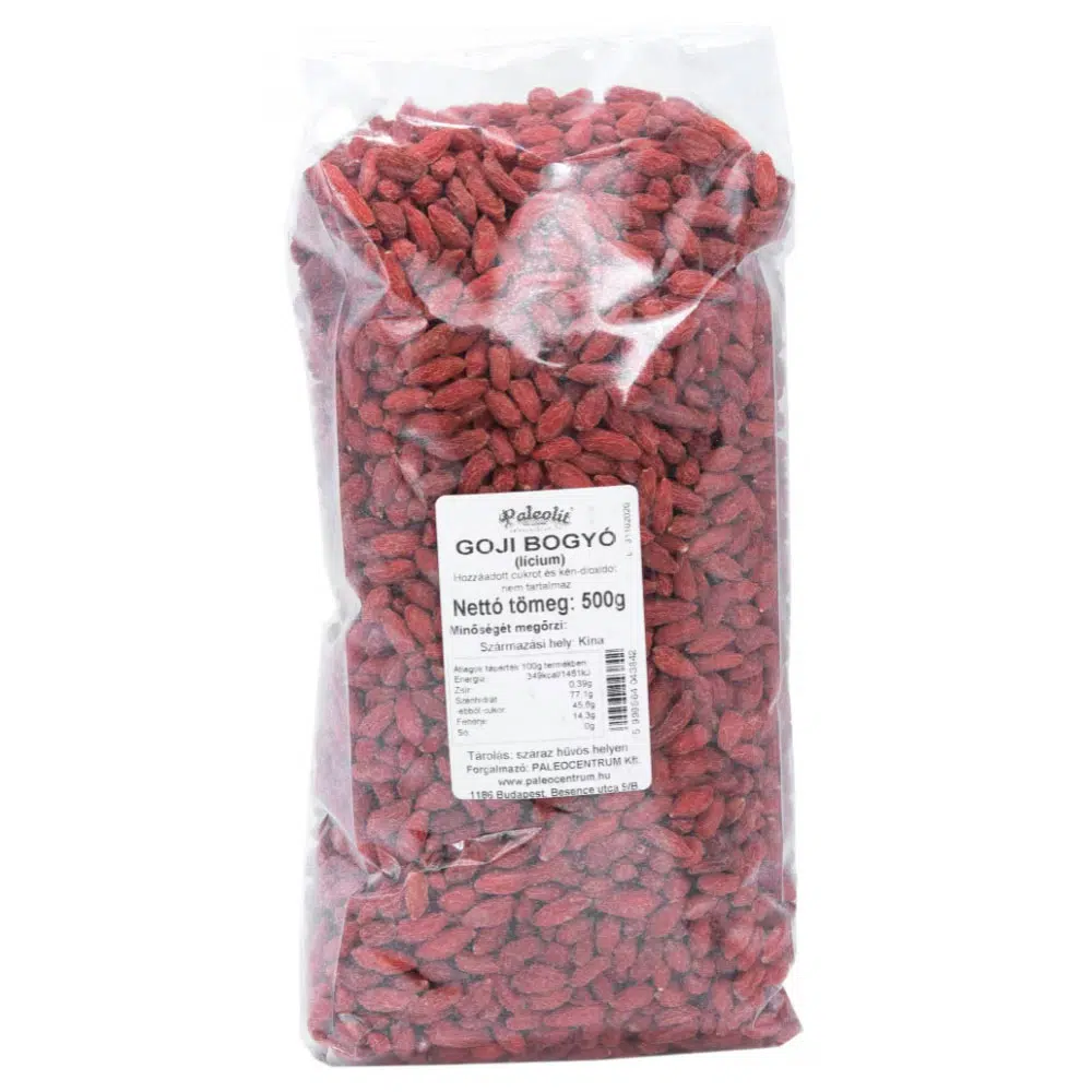 Paleolit Goji bogyó - 500g Paleolit Goji bogyó - 500g