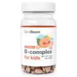 GymBeam B-komplex sárgabarack ízű rágótabletta gyerekeknek - 120db