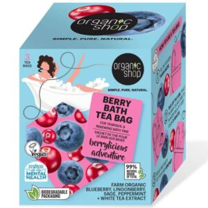 Organic Shop ''Berry Bath'' fürdőfilter bogyós gyümölcsökkel - 3db