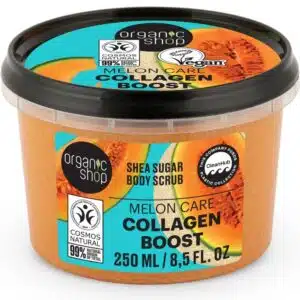 Organic Shop ''Collagen Boost'' Shea cukros testradír sárgadinnyével - 250ml