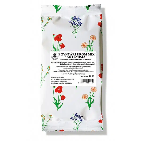 Gyógyfű Artemisia Egynyári üröm-mix teakeverék - 50g Gyógyfű Artemisia Egynyári üröm-mix teakeverék - 50g
