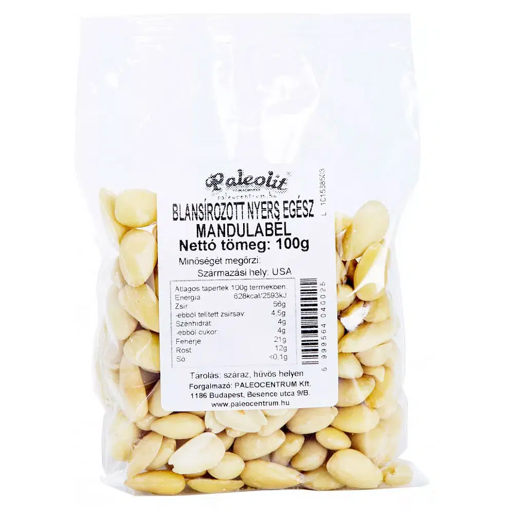 Paleolit Mandulabél blansírozott - 100g Paleolit Mandulabél blansírozott - 100g