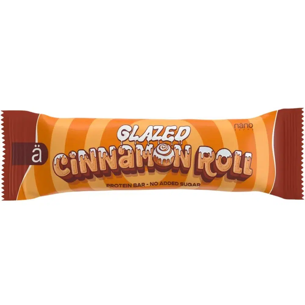 Nanosupps Protein Bar Glazed Cinnamon Roll - 55g Nanosupps Protein Bar Glazed Cinnamon Roll - 55g