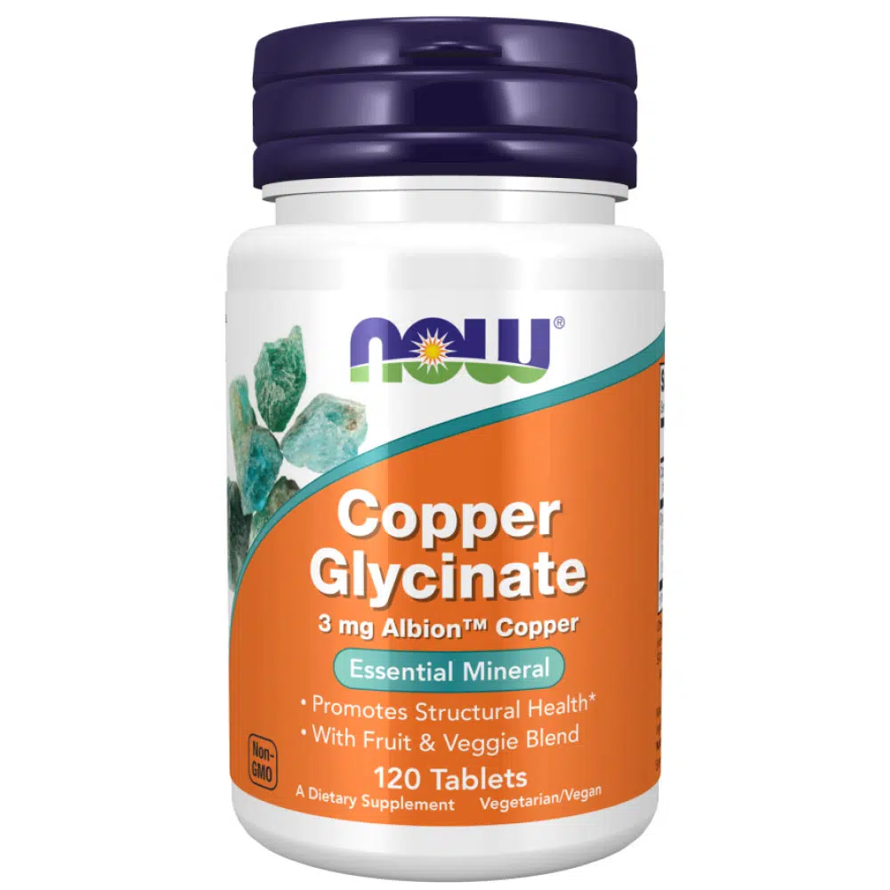 Now Cooper Glycinate tabletta - 120db Now Cooper Glycinate tabletta - 120db