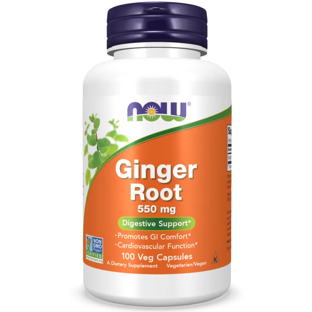 Now Ginger Root 550mg kapszula - 100db Now Ginger Root 550mg kapszula - 100db