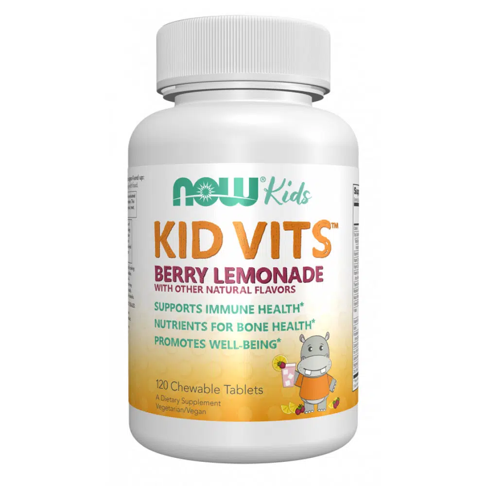 Now Kid Vits Berry Lemonade gyerek rágótabletta - 120db Now Kid Vits Berry Lemonade gyerek rágótabletta - 120db