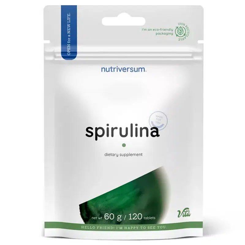 Nutriversum Spirulina tabletta - 120db Nutriversum Spirulina tabletta - 120db