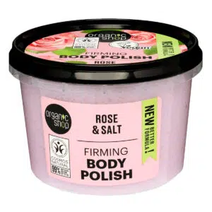 Organic Shop Frissítő testpolír rózsával és sóval - 250ml