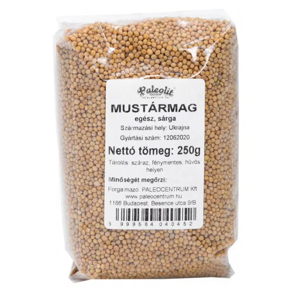 Paleolit Mustármag egész sárga - 250g Paleolit Mustármag egész sárga - 250g