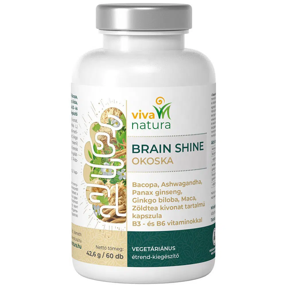 Viva Natura Brain Shine Okoska kapszula - 60db Viva Natura Brain Shine Okoska kapszula - 60db