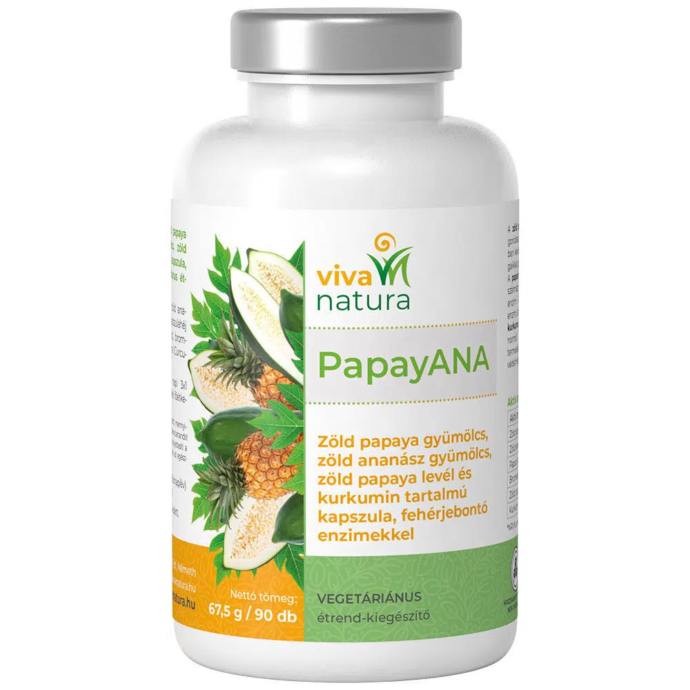 Viva Natura PapayANA kapszula - 90db Viva Natura PapayANA kapszula - 90db