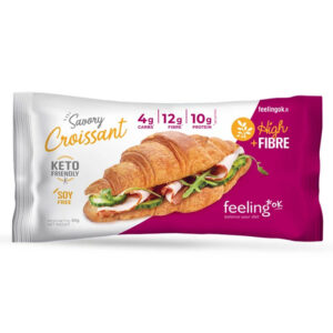 FeelingOK High Fiber Croissant - Magas rosttartalmú natúr - 50g