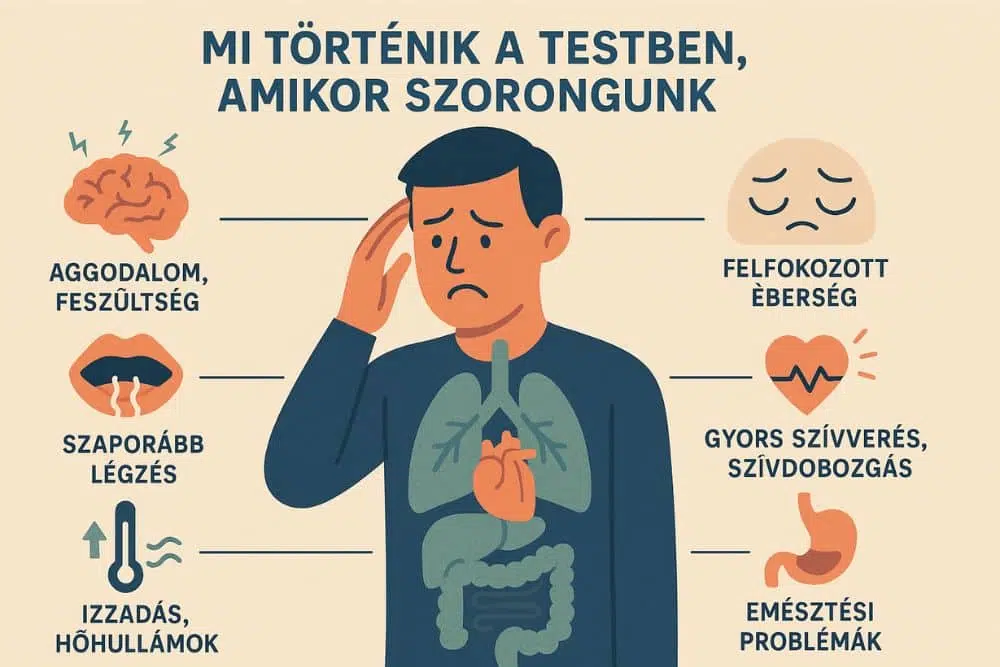 Mi történi a testben, amikor szorongunk? Ezért kell tenni a szorongás ellen!