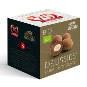 Chocolates Solé Bio DELISSIES karamellizált mandula csokoládéval - 80g