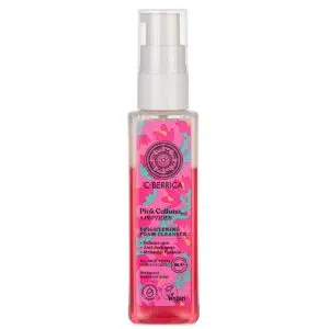Natura Siberica C-Berrica Pink Calluna Ragyogásfokozó arctisztító hab - 150ml