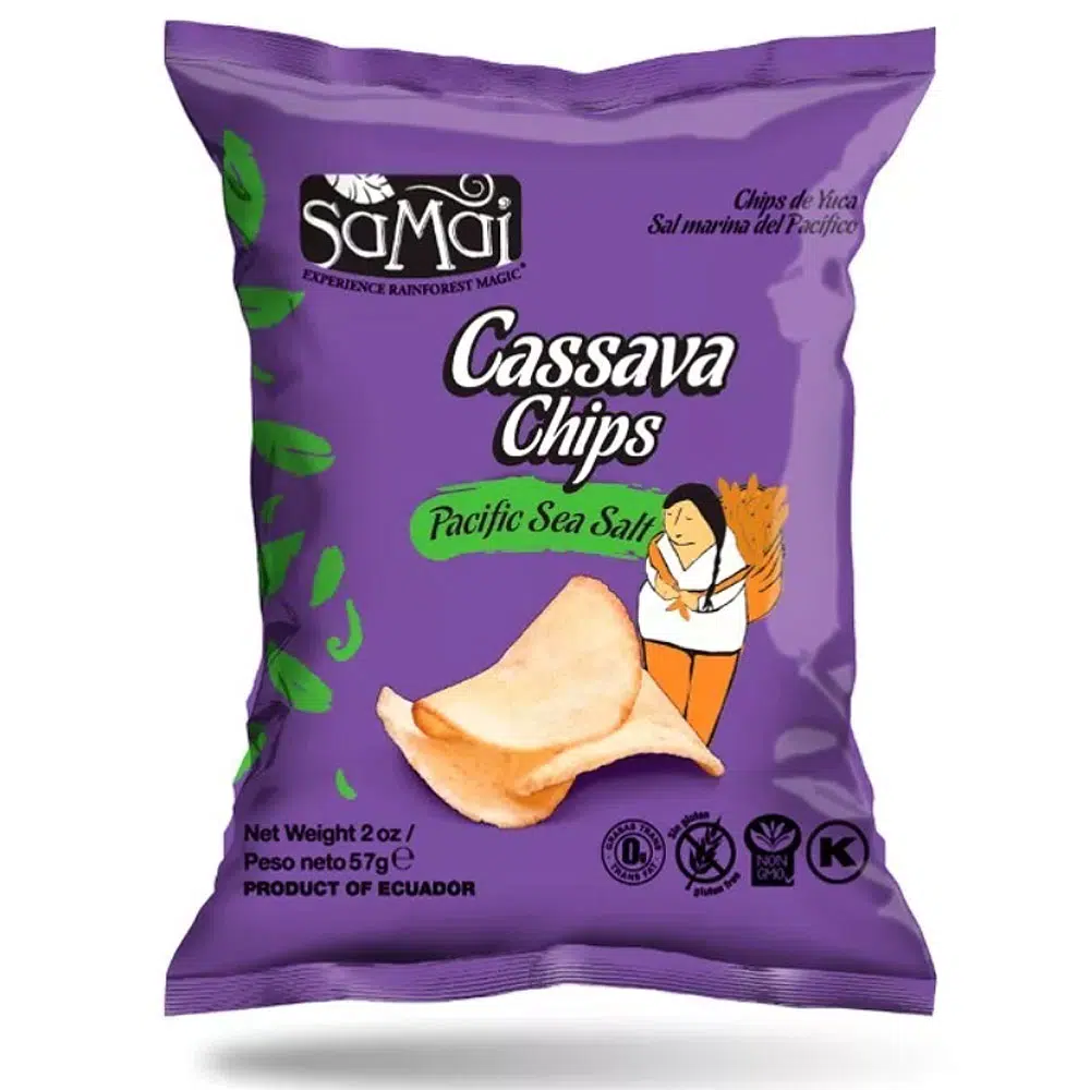 Samai Cassava chips tengeri sós - 57g Samai Cassava chips tengeri sós - 57g