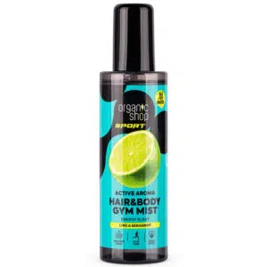 Organic Shop Active Aroma haj- és testpermet lime-mal és bergamottal - 200ml