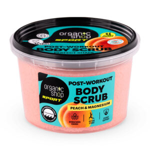 Organic Shop Edzés utáni testradír őszibarackkal és magnéziummal - 250ml
