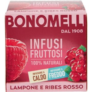 Bonomelli Málna és piros ribizli gyümölcstea – 12 tasak
