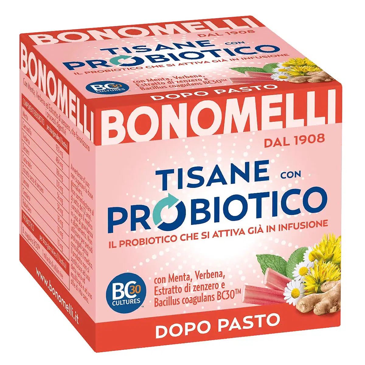 Bonomelli Emésztéskönnyítő tea probiotikummal - 10 filter Bonomelli Emésztéskönnyítő tea probiotikummal - 10 filter