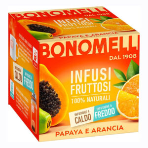 Bonomelli Papaya és narancs gyümölcstea - 12 tasak