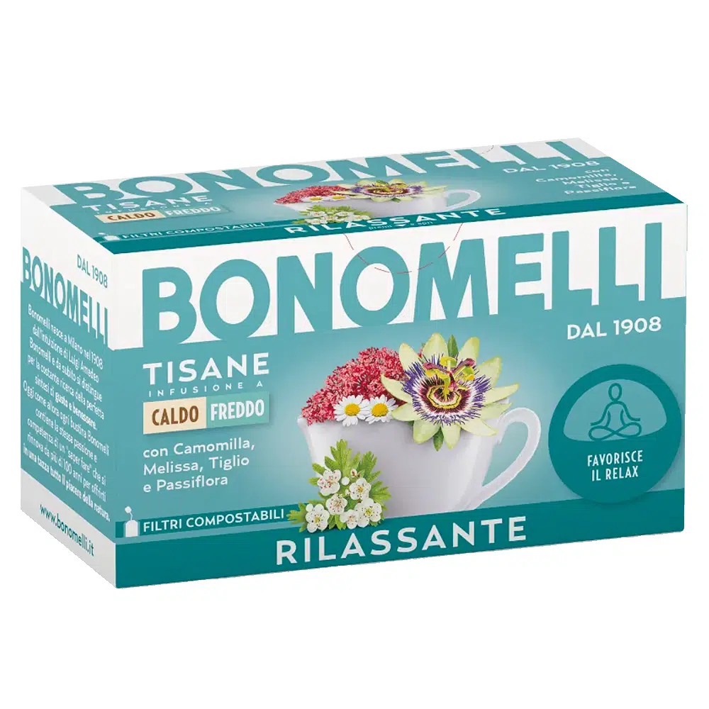 Bonomelli Nyugtató étrend-kiegészítő gyógynövénytea - 16 filter Bonomelli Nyugtató étrend-kiegészítő gyógynövénytea - 16 filter