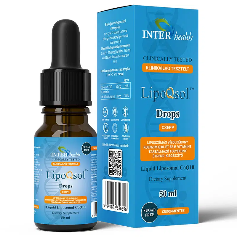 Interhealth Lipo Q Sol Liposzómás vízoldékony Q10 csepp - 50ml Interhealth Lipo Q Sol Liposzómás vízoldékony Q10 csepp - 50ml