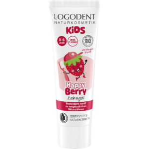 Logodent „Happy berry” gyermekfogkrém 75ml