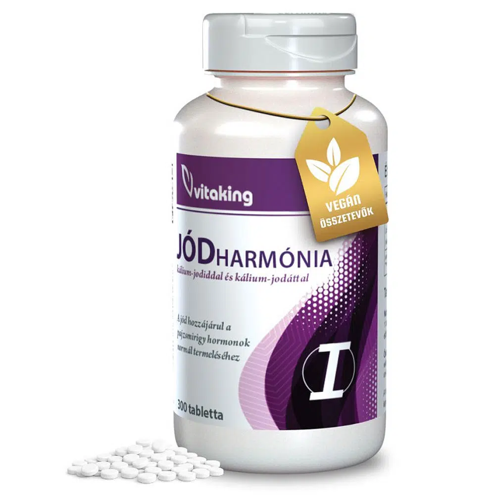 Vitaking Jódharmónia 600mcg tabletta - 300db Vitaking Jódharmónia 600mcg tabletta - 300db