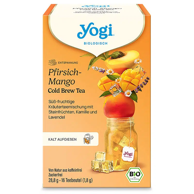 Yogi Bio Őszibarackos-Mangós jeges tea - 16 filter Yogi Bio Őszibarackos-Mangós jeges tea - 16 filter