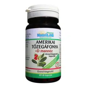 NutriLAB Amerikai tőzegáfonya +D mannóz 60db