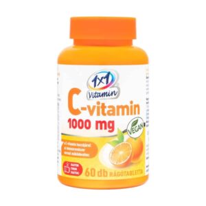 1x1 vitaday C-vitamin 1000 mg rágótabletta 60 db narancsos