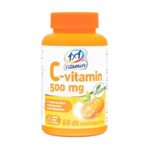 1x1 vitaday C-vitamin 500 mg rágótabletta 60 db narancs