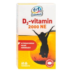 1x1 vitaday D3-vitamin 2000NE 60db