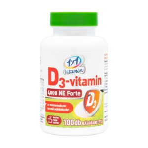 1x1 Vitaday D3-vitamin 4000NE Forte rágótabletta 100db